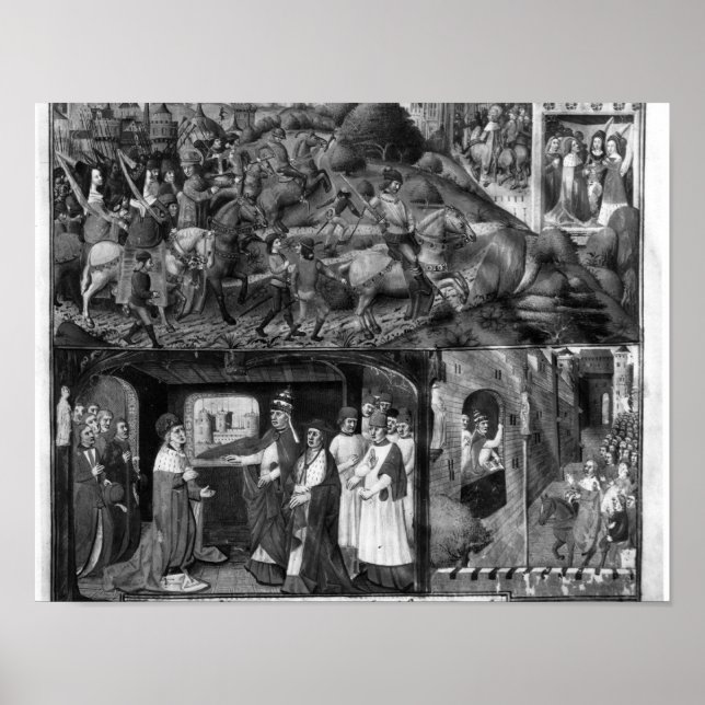 St. Louis Verlassend für den Kreuzzug Poster (Vorne)