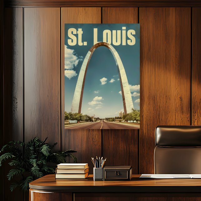 St. Louis Vintage Travel Poster (Von Creator hochgeladen)