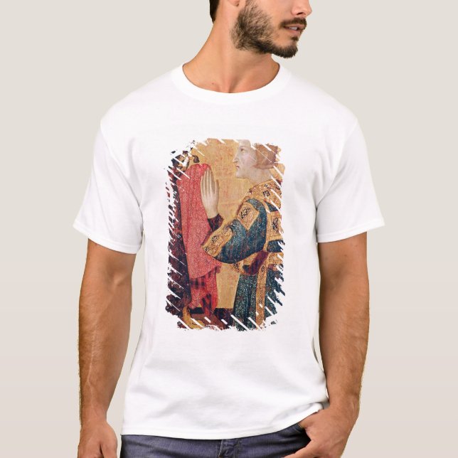 St. Louis von Toulouse seinen Bruder krönend T-Shirt (Vorderseite)