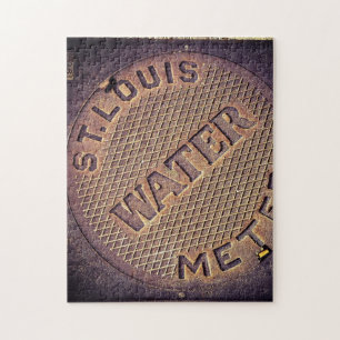 St. Louis Wasserversorgung Abdeckung - 11x14 - 252 Puzzle