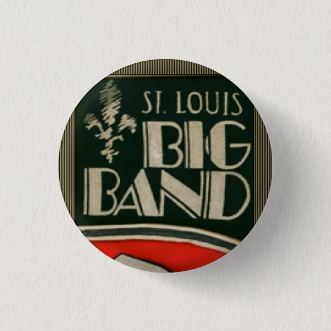 St.- LouisBig Band-Knopf Button (Vorderseite)