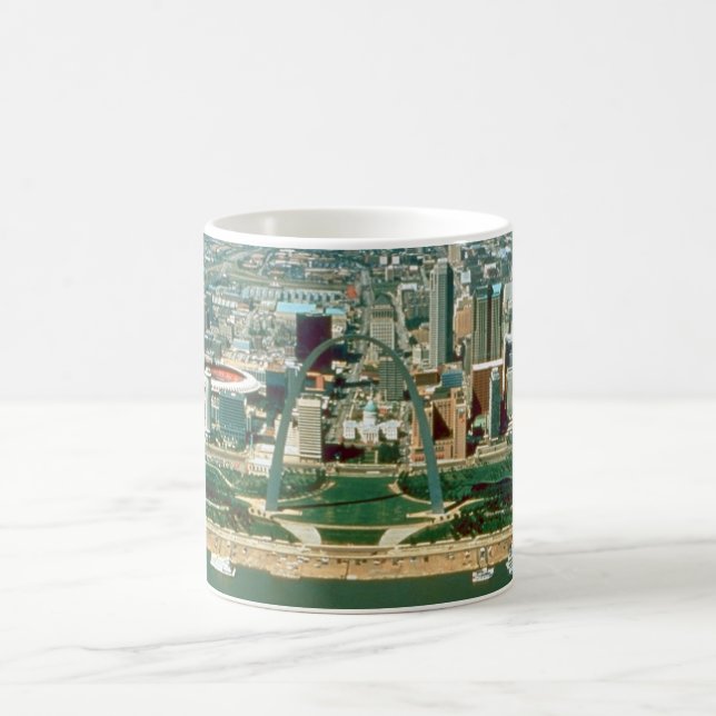 St. Louisbogen und -Skyline Tasse (Mittel)
