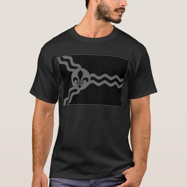 St.- Louisflagge T-Shirt (Vorderseite)