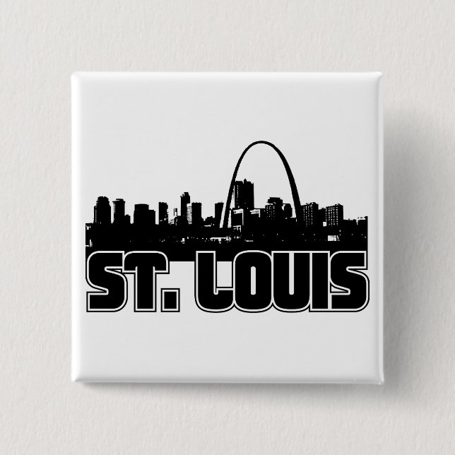 St.- LouisSkyline Button (Vorderseite)
