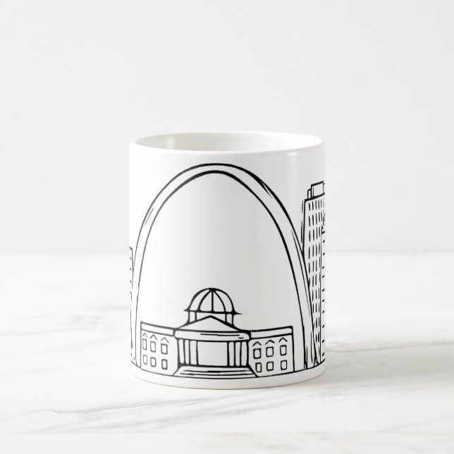 St.- LouisSkyline Kaffeetasse (Mittel)