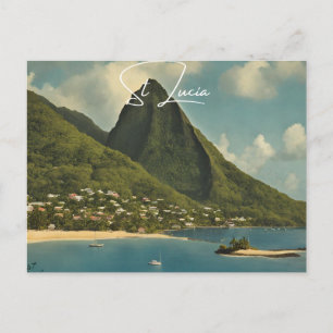 St. Lucia (2) Postkarte
