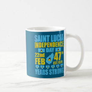 St. Lucia 47. Unabhängigkeitstag Lucian Stolz St. Kaffeetasse