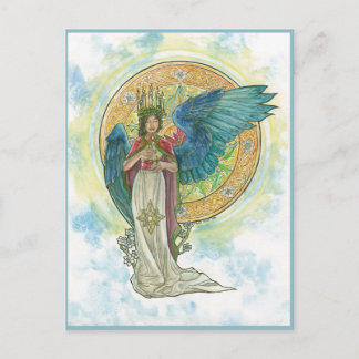 St. Lucia Angel Post Card Postkarte