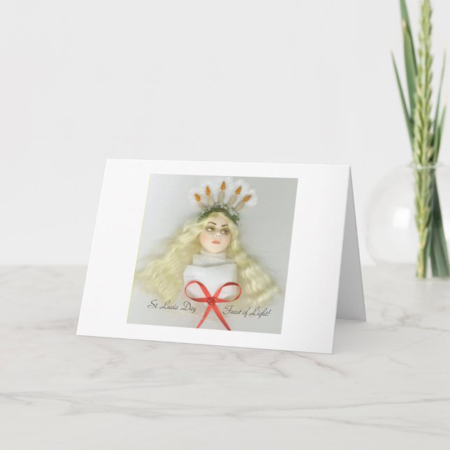 St. Lucia Day 177 JL Biel Grußkarte Karte (Vorderseite)