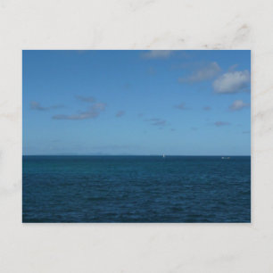 St. Lucia Horizon Blauer Ozean Postkarte