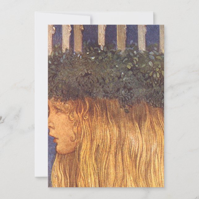 St Lucia John Bauer Einladung (Vorderseite)