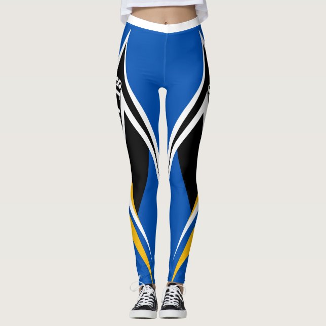 St. Lucia klassisch farbenfroh  Leggings (Vorderseite)