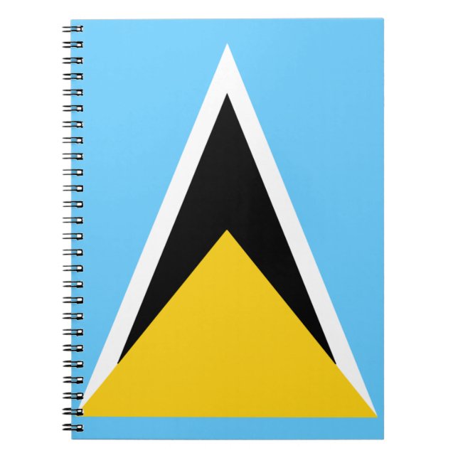 St Lucia Notizblock (Vorderseite)