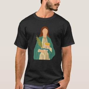St. Lucia Patronin der Augen und Blinden Katholisc T-Shirt