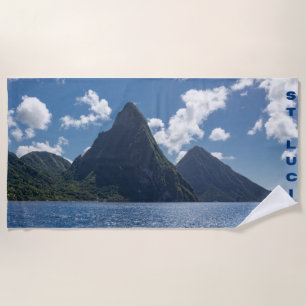 St Lucia Piton Strandtuch