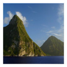 St Lucia Pitons