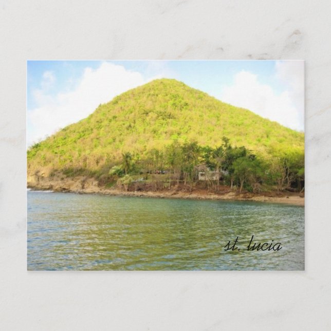 st. Lucia Postkarte (Vorderseite)