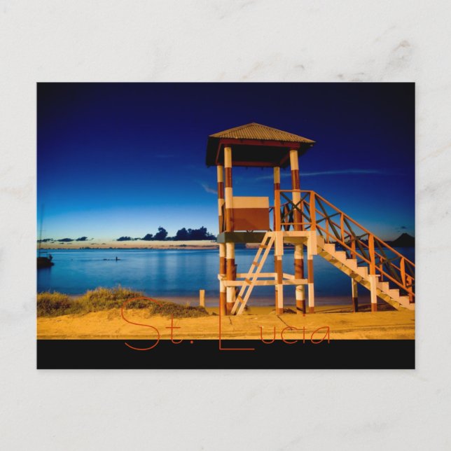 St. Lucia Postkarte (Vorderseite)