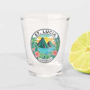 St. Lucia Saint Lucia Schnapsglas