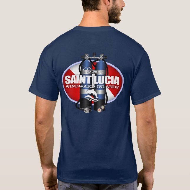 St. Lucia (ST) T-Shirt (Rückseite)