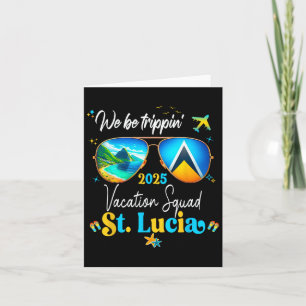 St. Lucia Urlaub Familie Freunde Ausflug Kreuzfahr Karte