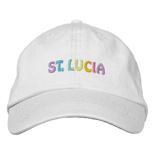 ST. LUCIA-Verschluss Bestickte Baseballkappe