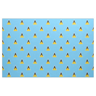 St- Luciaflaggengewebe hellblau Stoff