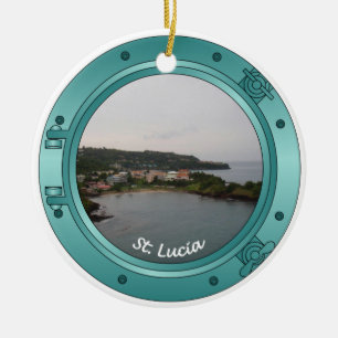 St- Luciaöffnung Keramikornament
