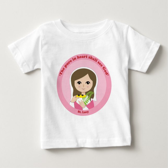 St. Lucy Baby T-shirt (Vorderseite)