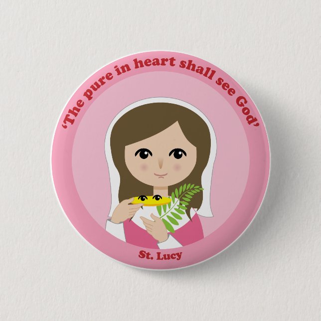 St. Lucy Button (Vorderseite)
