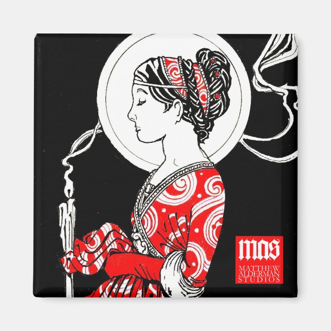 St. Lucy of Syracuse Magnet (Platz) (Vorne)