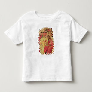 St. Luke, betrieben auf einem Mann-Kopf, c.1400-30 Kleinkind T-shirt