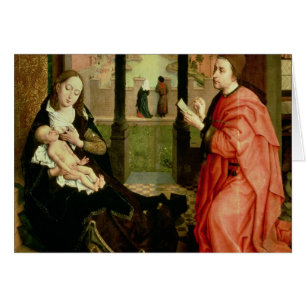 St Luke, das ein Porträt der Jungfrau zeichnet