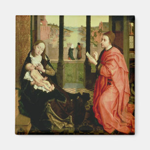 St Luke, das ein Porträt der Jungfrau zeichnet Magnet