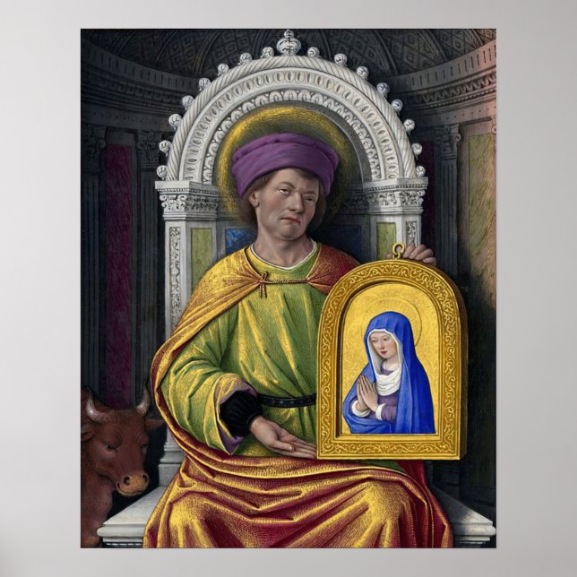 St. Luke Der Apostel Katholische Heilige Poster (Vorne)