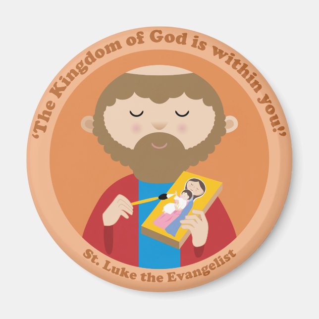 St. Luke der Evangelist Magnet (Vorne)