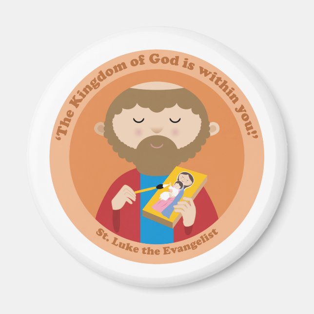 St. Luke der Evangelist Magnet (Vorne)