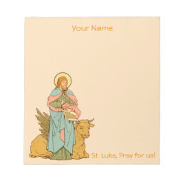 St. Luke der Evangelist (RLS 08) 5,5"x6" Notizblock