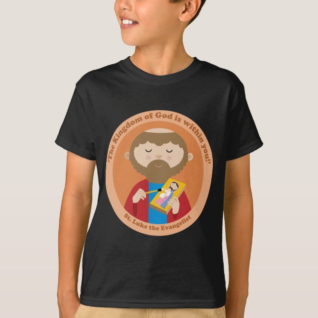 St Luke der Evangelist T-Shirt (Vorderseite)