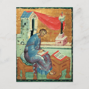 St. Luke der Evangelist von Andrei Rublev Postkarte