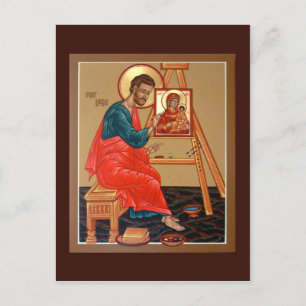 St. Luke, die Evangelistische Gebetskarte Postkarte