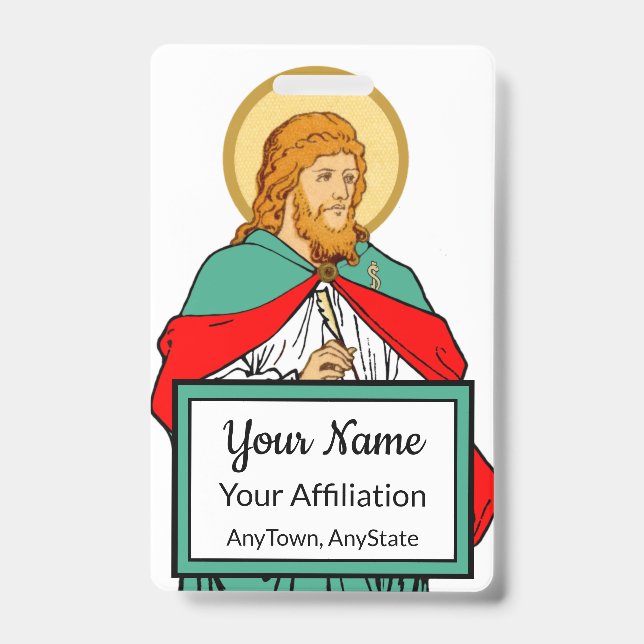 St. Luke, geliebter Arzt (RLS 08; MedVers.) Ausweis (Vorderseite)