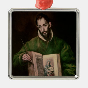 St Luke Silbernes Ornament