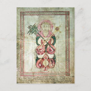 St. Luke und sein geflügeltes Kalb Postkarte