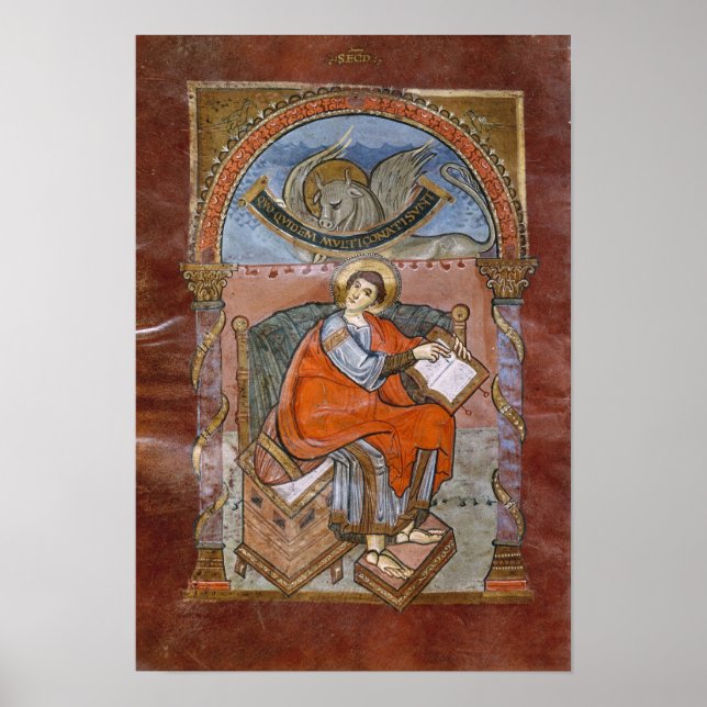 St. Luke, vom Evangelium des hl. Poster (Vorne)