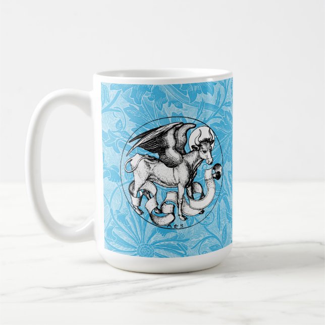 St. Luke's Emblem Winged Bull Kaffeetasse (Links)