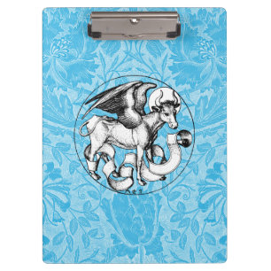 St. Luke's Emblem Winged Bull Klemmbrett