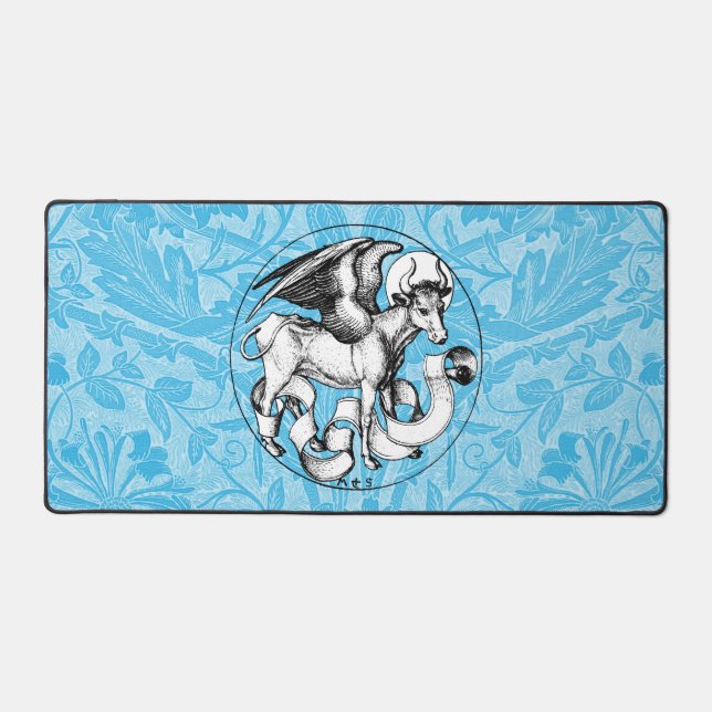 St. Luke's Emblem Winged Bull Schreibtischunterlage (Vorderseite)