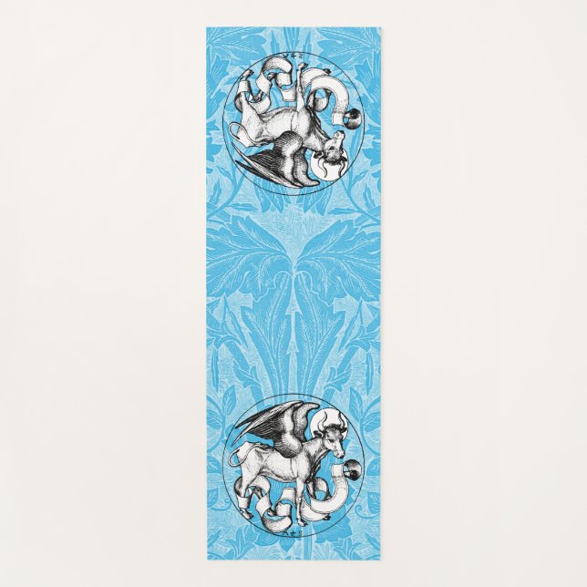 St. Luke's Emblem Winged Bull Yogamatte (Vorderseite)