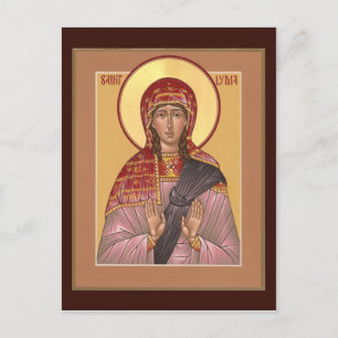St. Lydia Prayer Card Postkarte